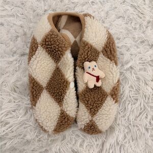 Quilted Dog Vest - Plaid with Teddy Bear